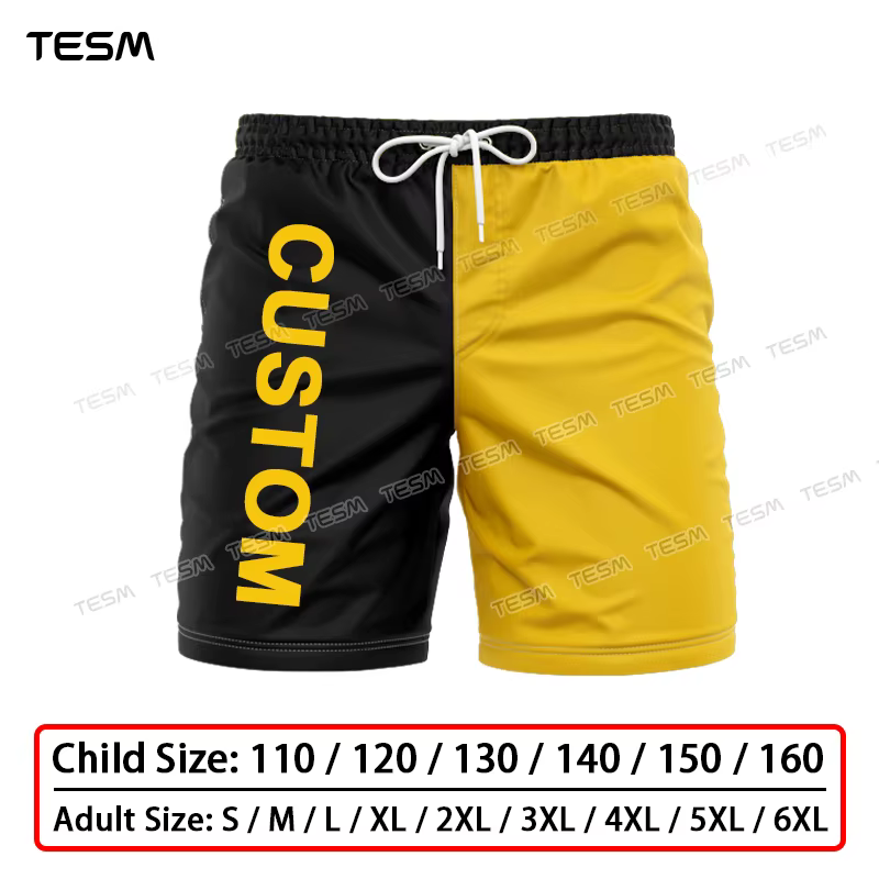 TESM T-Shirt personnalisé sport respirant maille à manches courtes Logo personnalisé extérieur décon
