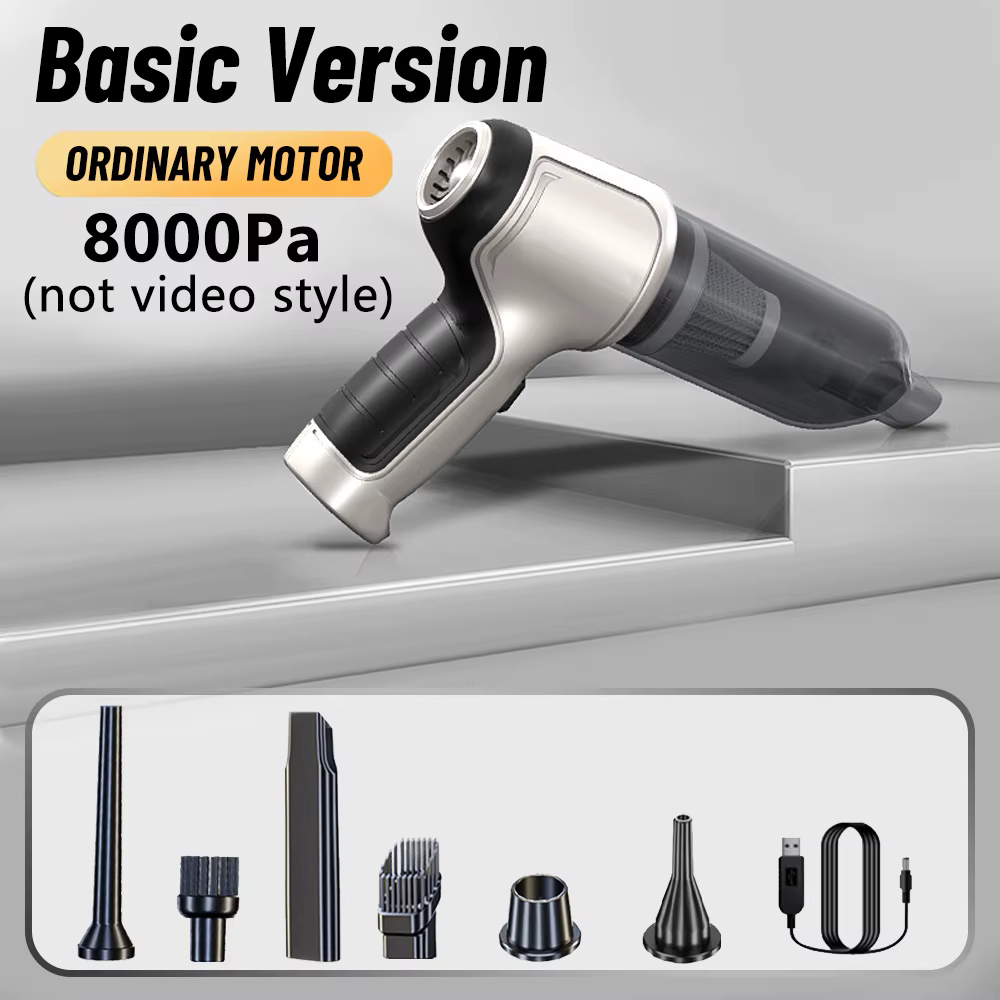 Mini aspirateur de voiture sans fil puissant, Robot Portable à double usage pour voiture et maison a
