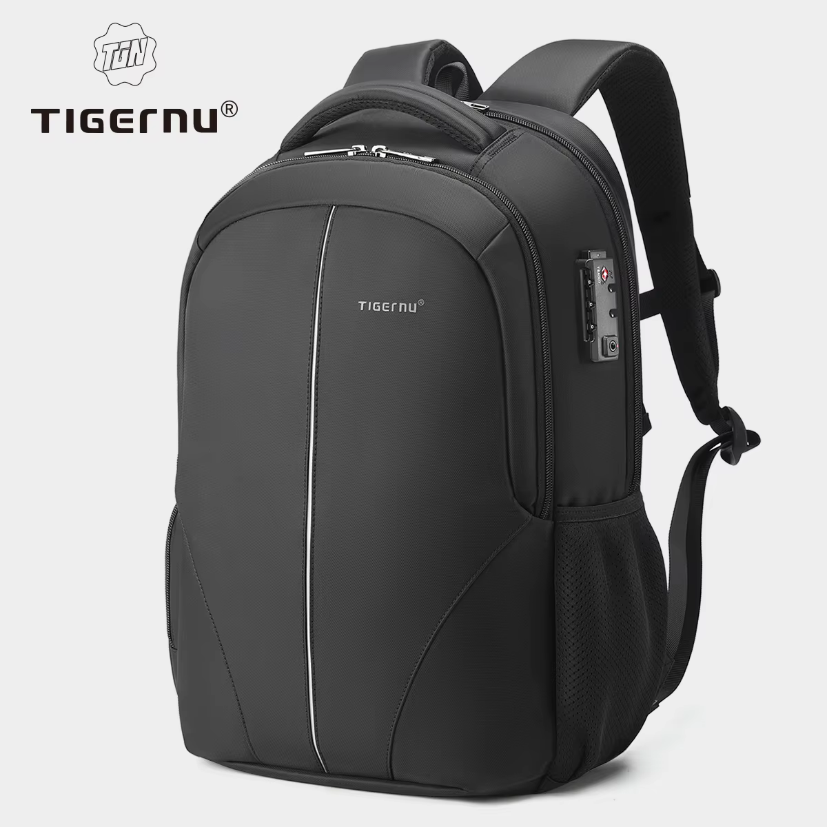 Tigernu sacs à dos de voyage 14-15.6-17 ''sac à dos pour ordinateur portable pour hommes TSA sac à d