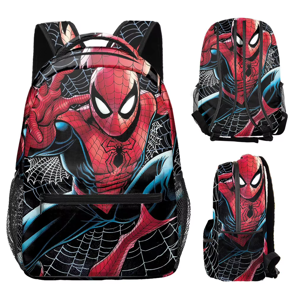 Spiderman sac à dos Venom étudiant dessin animé sac d'école enfants imprimer sac à dos Superman Styl