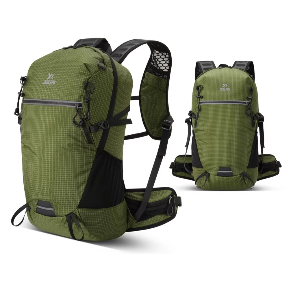 Sac à dos de randonnée 28L avec sac banane, léger, imperméable, sangle à coussin d'air, sac à dos mu