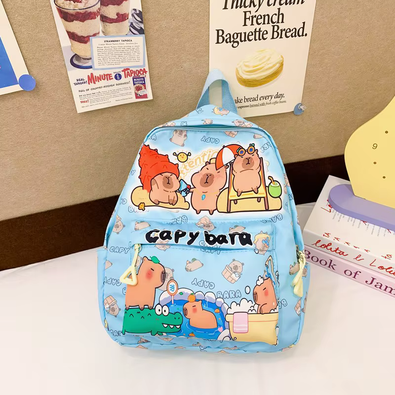Mignon Capybara sac à dos pour filles garçons étudiant adolescent enfants sac à dos femmes mignon dé
