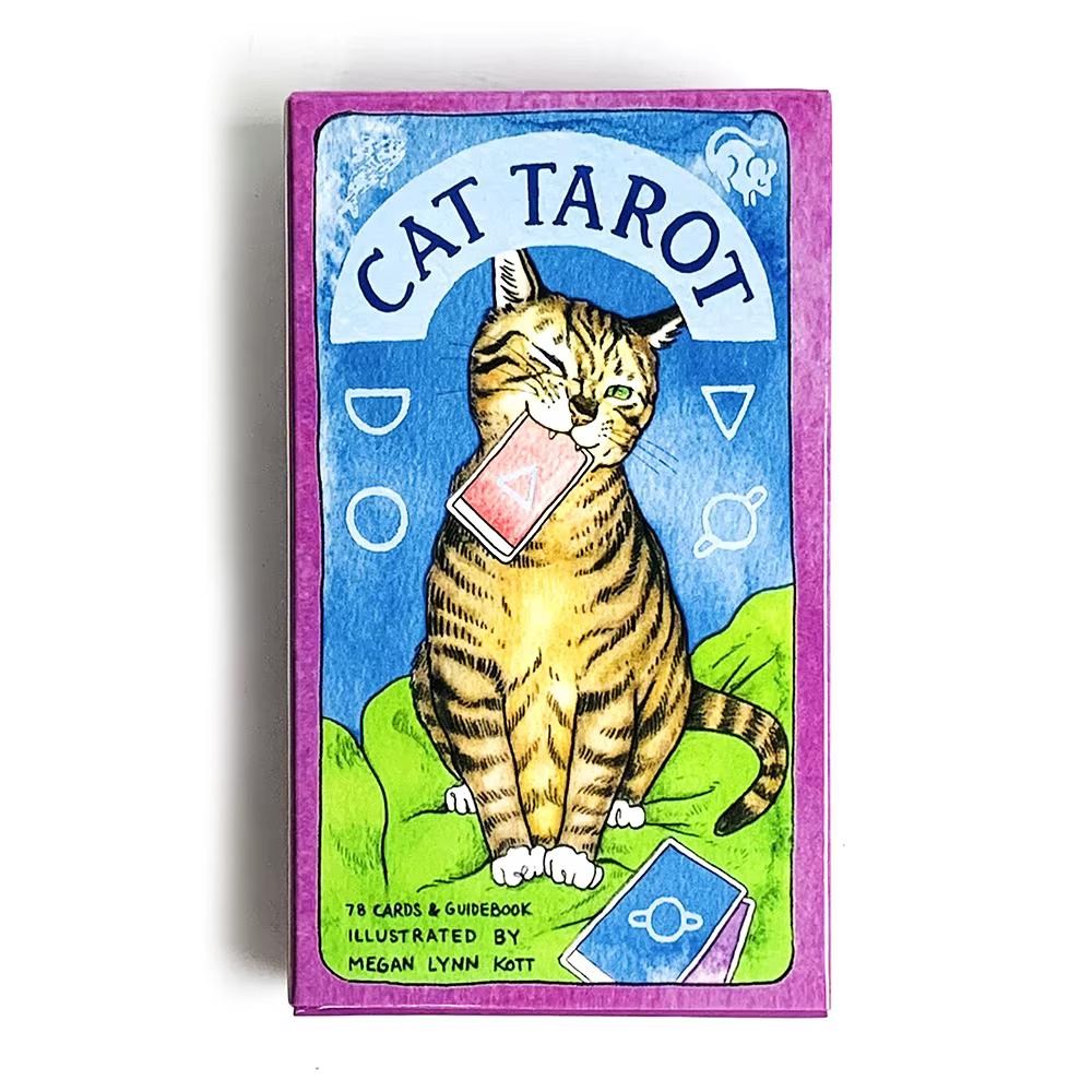 Cartes de tarot sur le thème des chats, 78 cartes de tarot avec de magnifiques illustrations de chat
