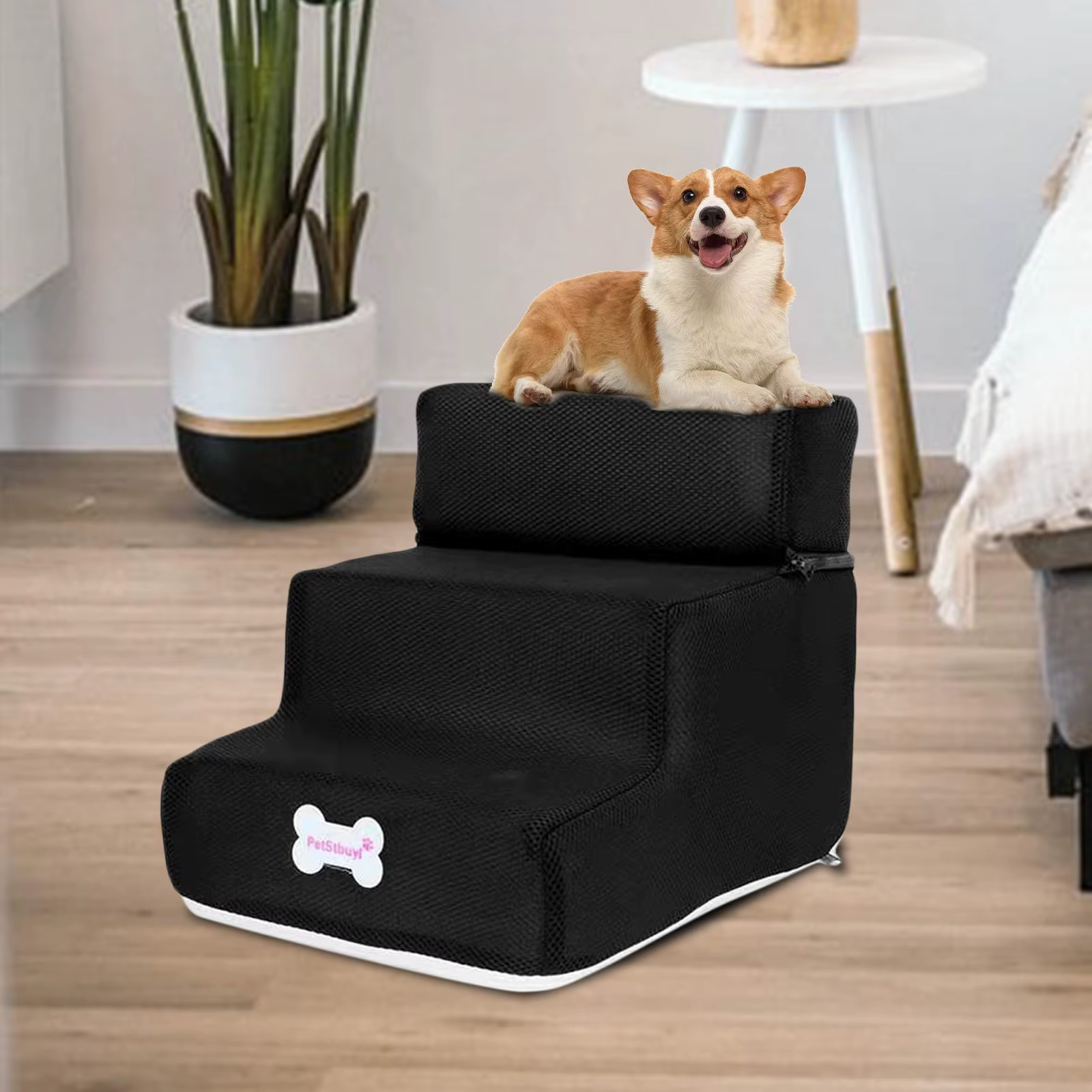 Escaliers pour animaux, marches souples antidérapantes pour chiens, larges, pour canapé, lit haut, p