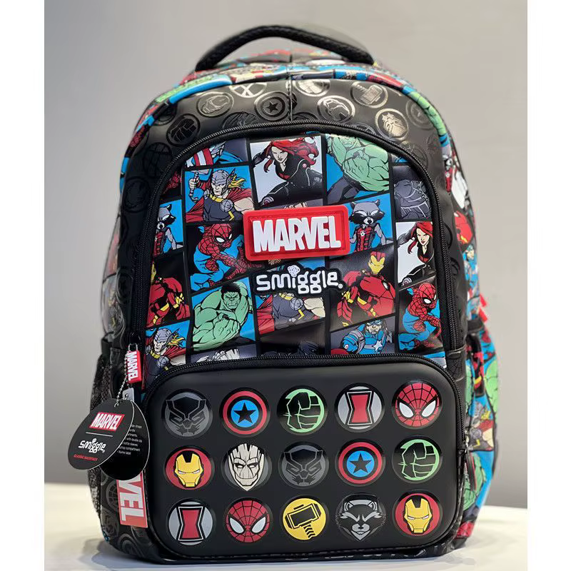 Sac à dos Marvel Avengers, super-héros de dessin animé, Spiderman, Iron Man, Captain America, sac d'