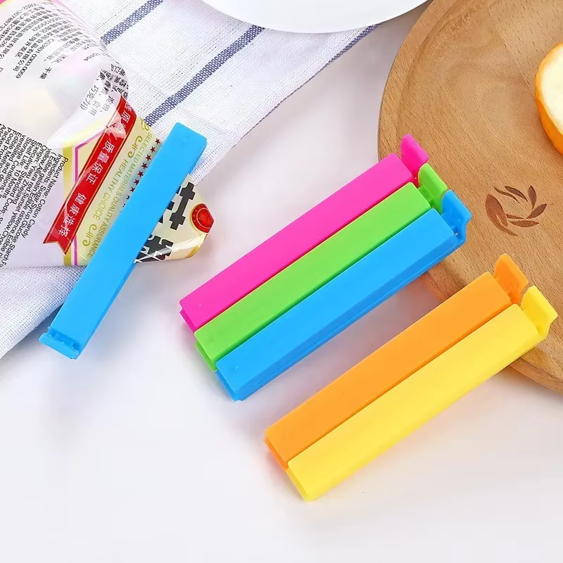 Clips de sac en plastique, accessoires de cuisine alimentaires, Organization de sacs de collations, 