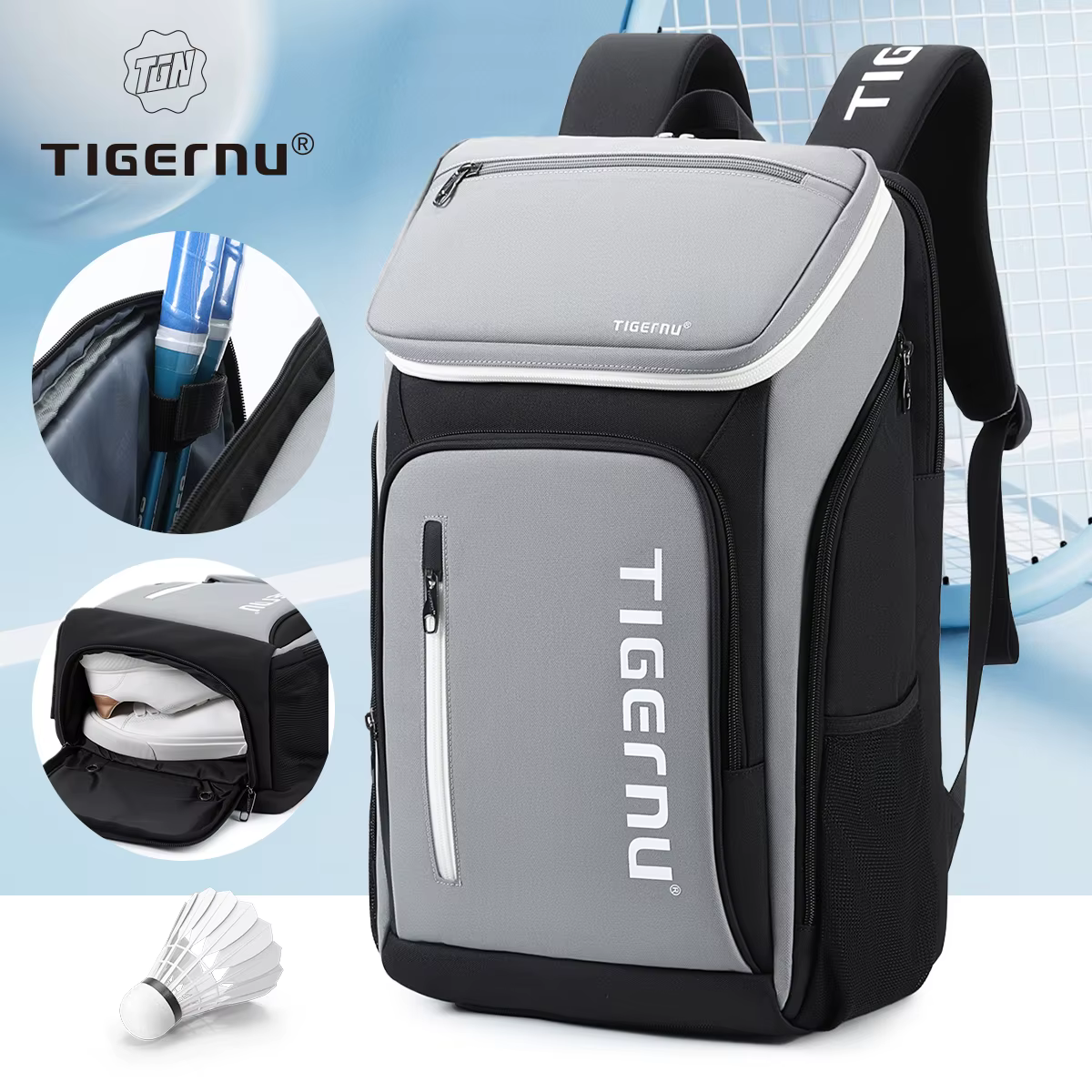 Tigernu Sport sacs à dos hommes sacs sac à dos en plein air pour sacs de Badminton mâle sac à dos dé