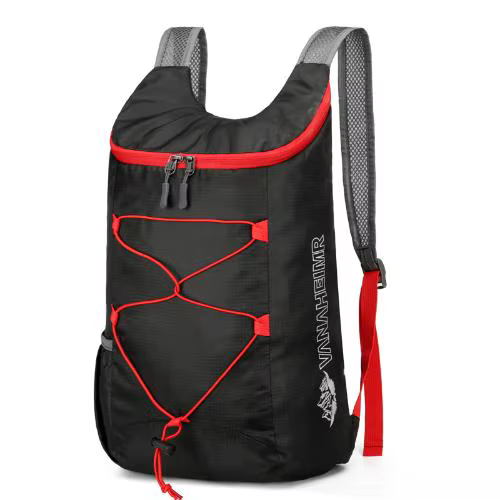Sac à dos de camping pliable de grande capacité pour hommes et femmes, sac à dos d'extérieur anti-éc