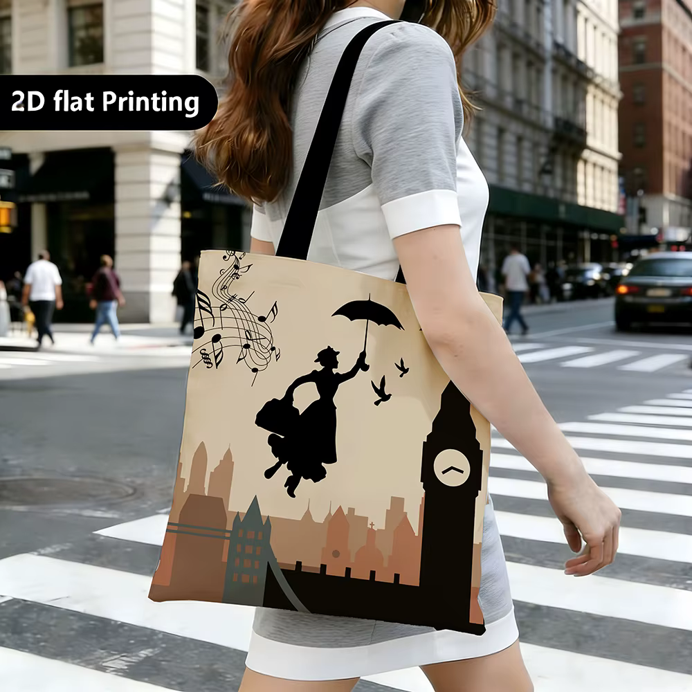 1pc Sac fourre-tout inspiré de la silhouette de Londres