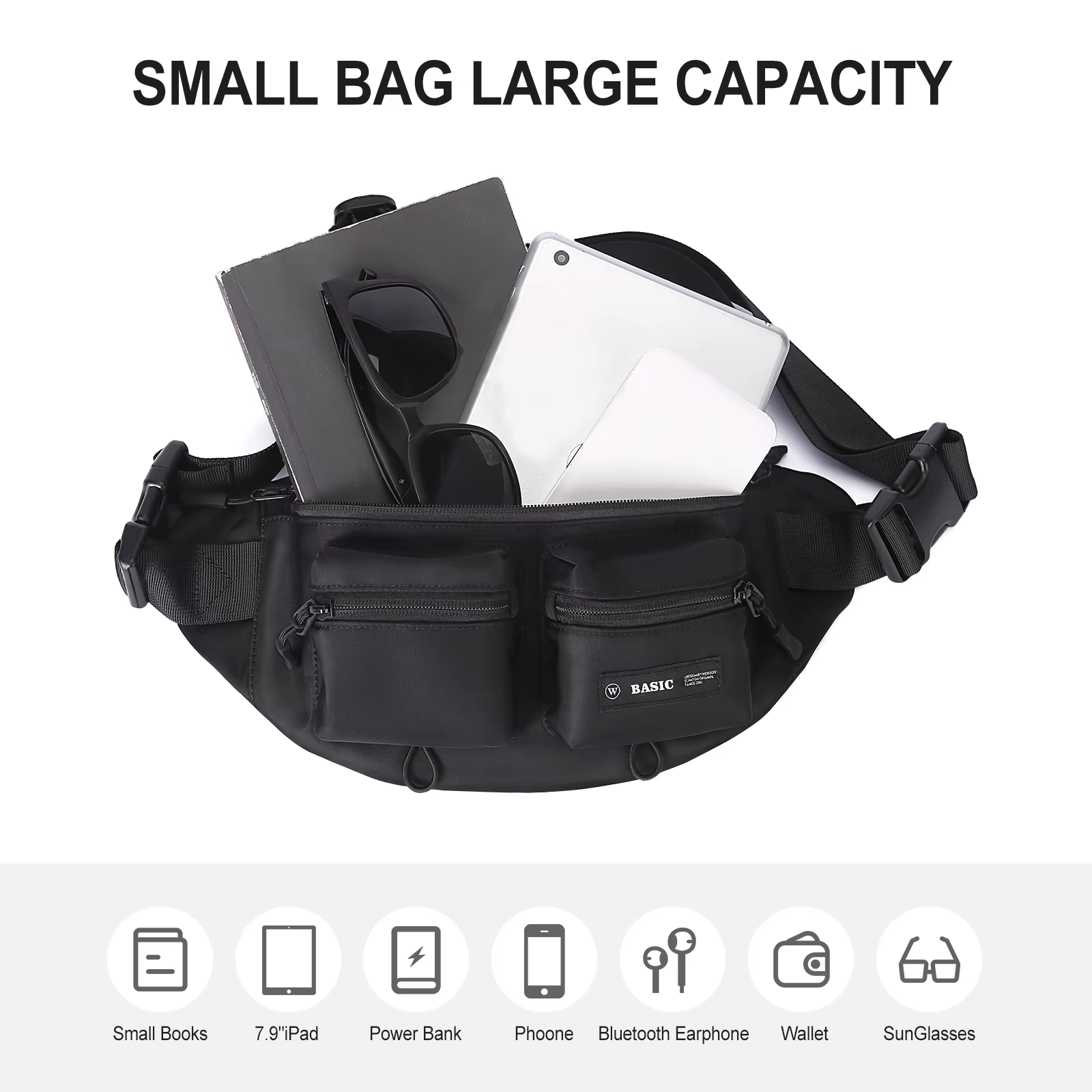 Sac à dos à bandoulière polyvalent