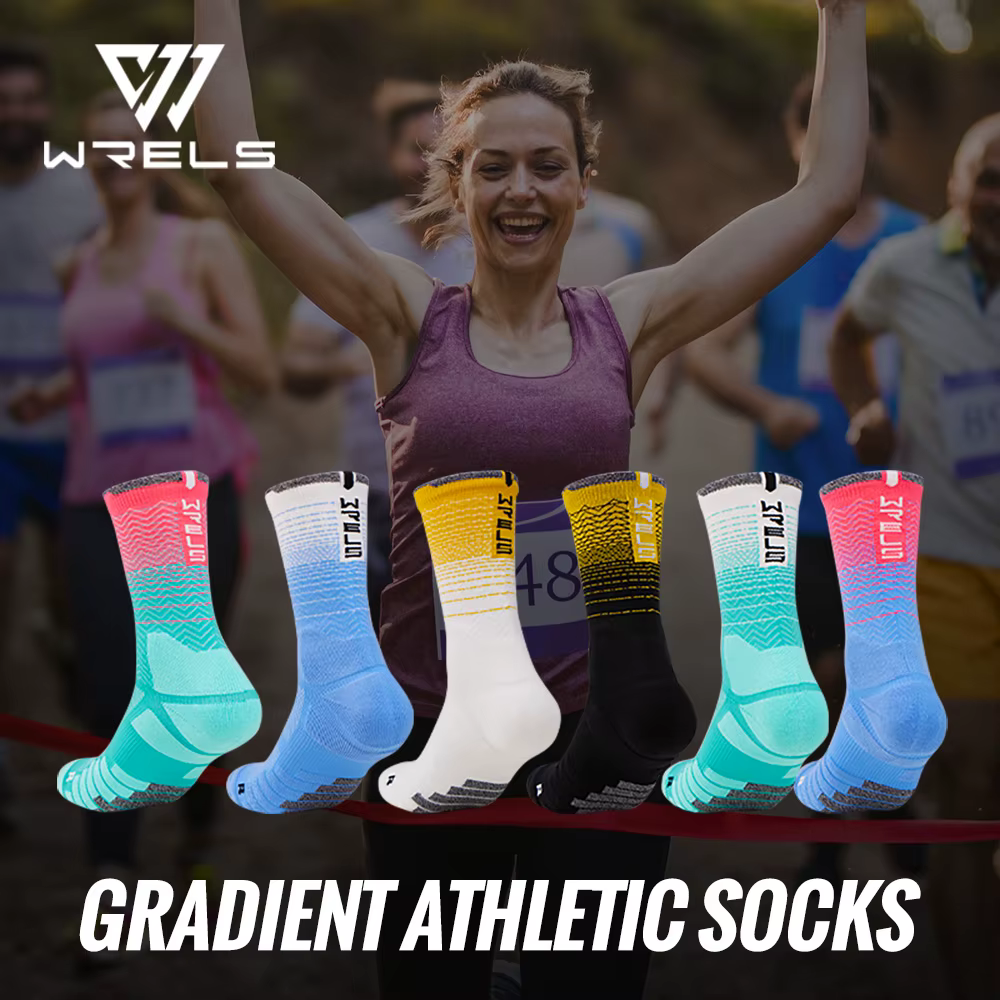 WRELS 1/2/3 chaussettes de sport athlétiques rembourrées