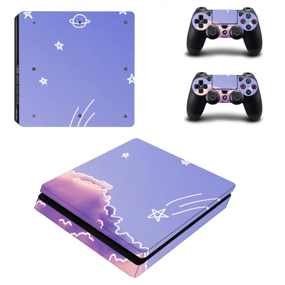 Starry Sky Star PS4 autocollants de peau mince pour Console PS4