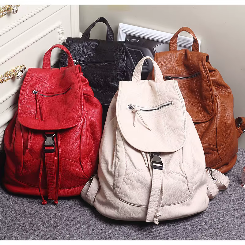 Sac à dos en cuir de luxe pour femmes