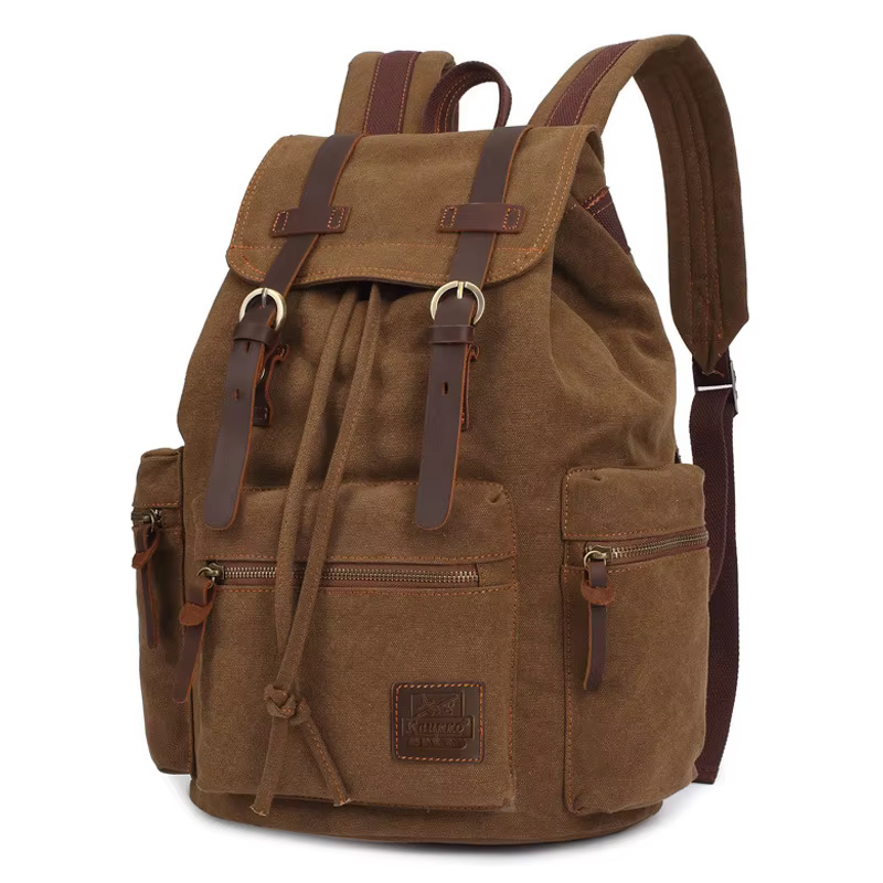 Sacs à dos vintage en toile pour hommes et femmes
