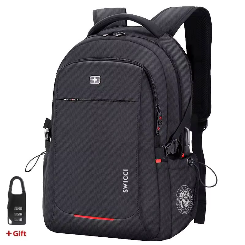 Ravel 16 17.3 pouces ordinateur portable suisse sac à dos USB charge antivol bagages d'affaires sac à dos pour hommes femmes collège sac d'école