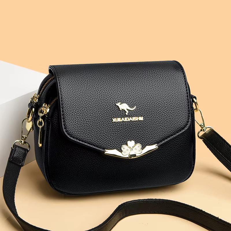 Sac messager en cuir de qualité pour femme