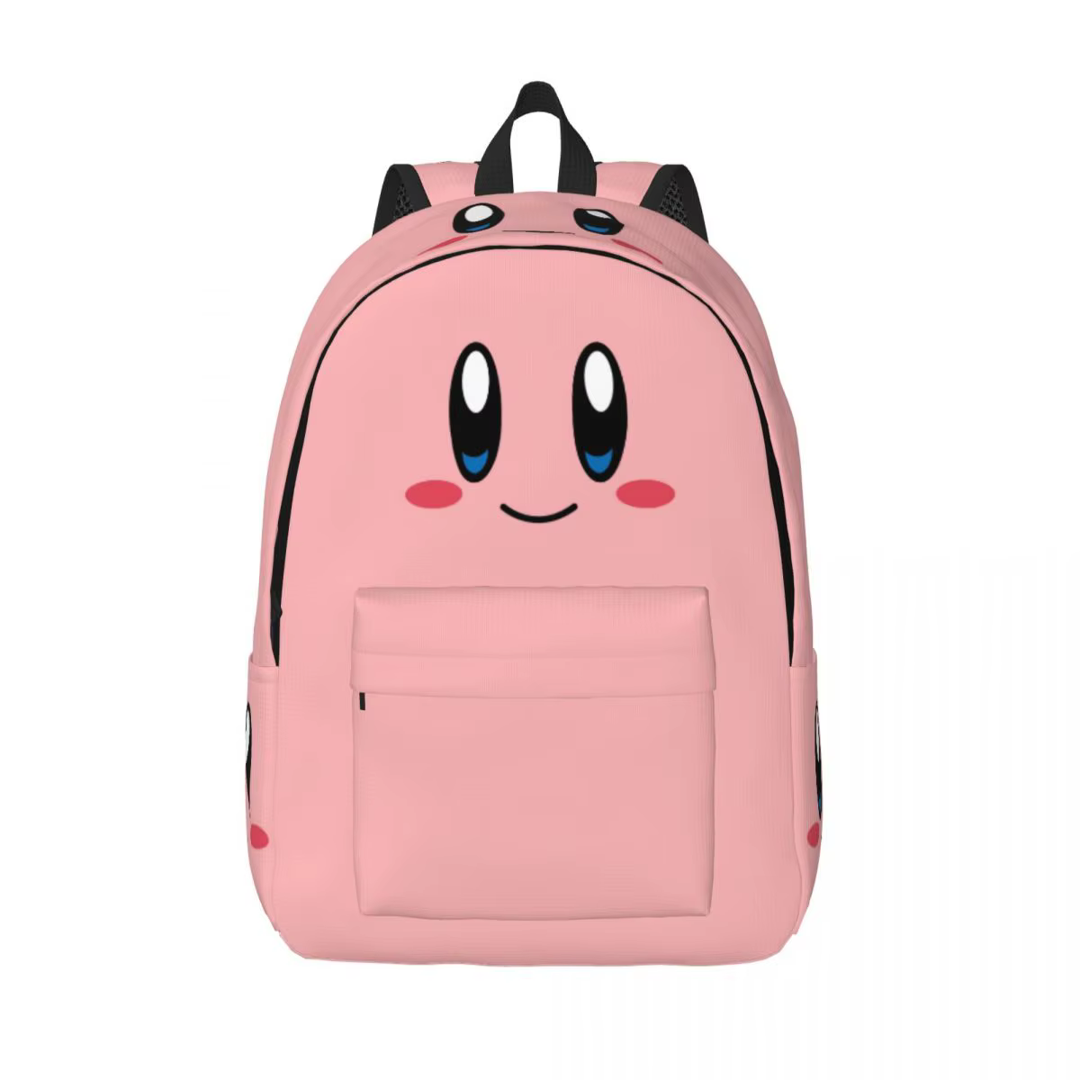 Sac à dos de jeu drôle Kirbys rose pour hommes femmes adolescent étudiant randonnée voyage sac à dos ordinateur portable sacs en toile cadeau