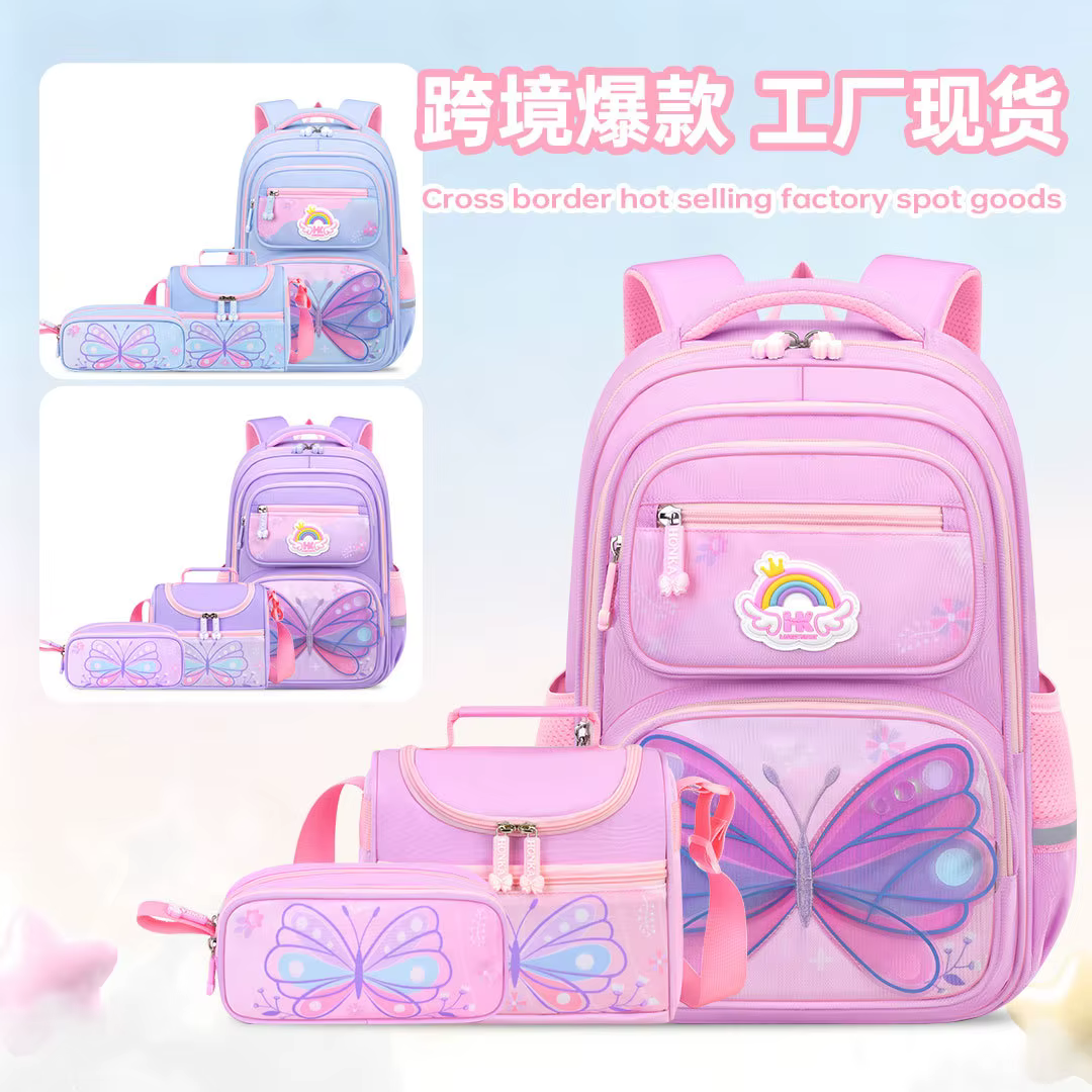 Lot de 3 sacs à dos scolaires pour enfants