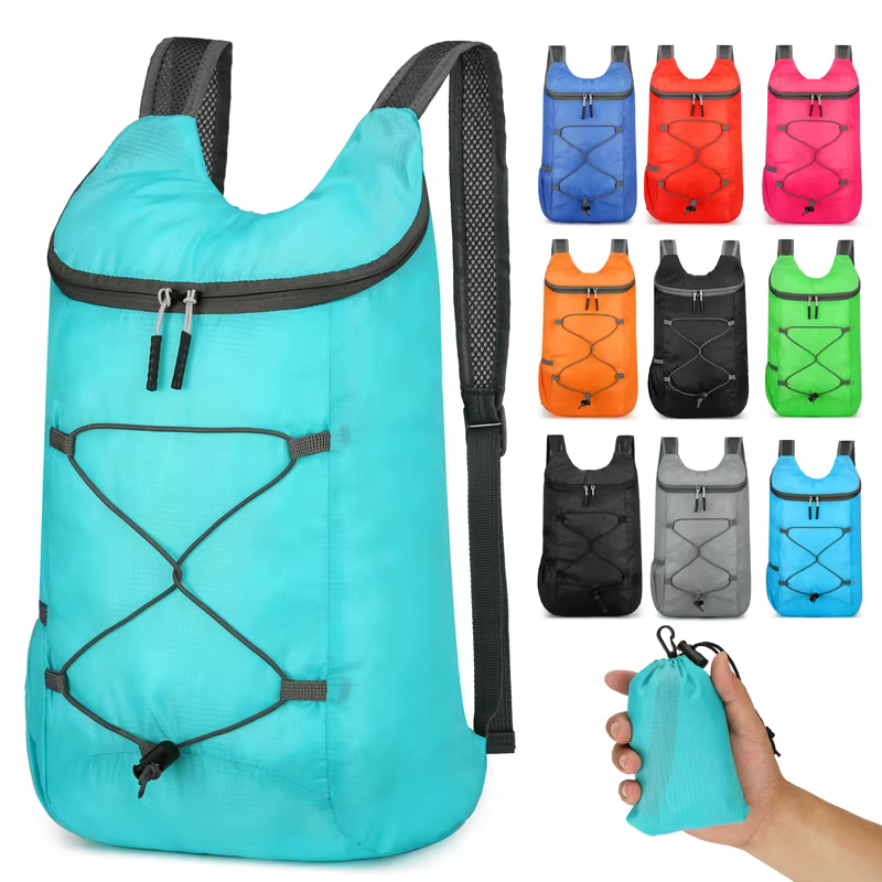 Sac à dos pliable ultraléger 1 pièce pour voyage et Camping