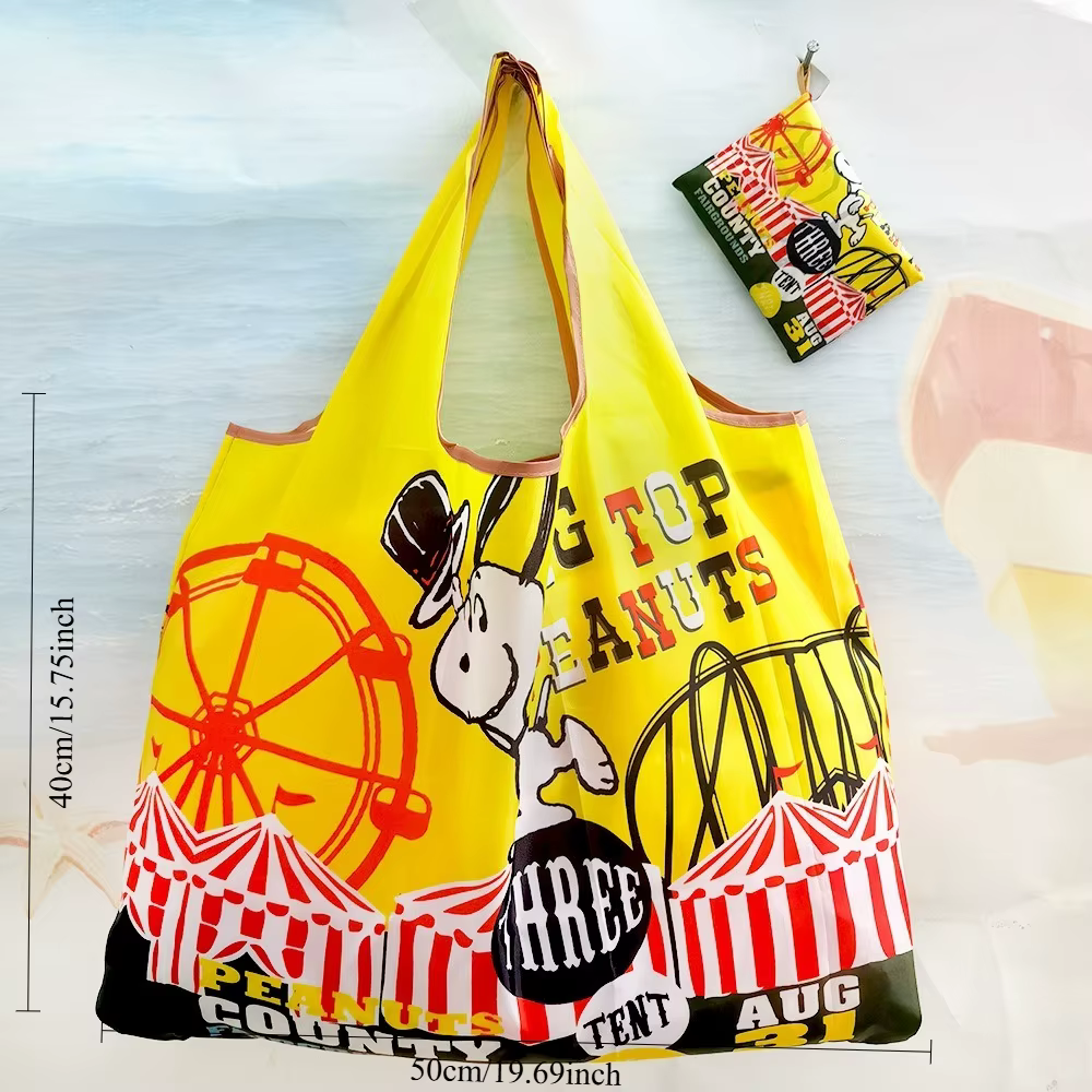 Sac fourre-tout Snoopy Oxford pliable