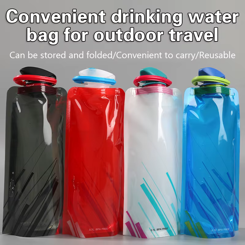 Flcopropriété à eau pliable avec mousqueton