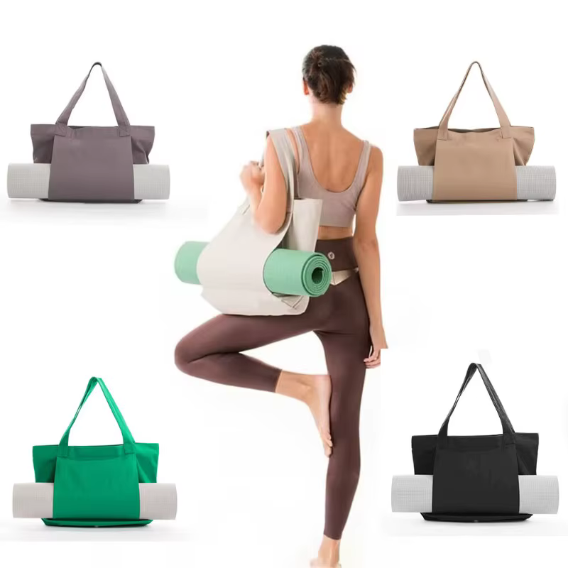 Sac à dos pour tapis de yoga avec bretelles rembourrées - Compact et spacieux pour les voyageurs