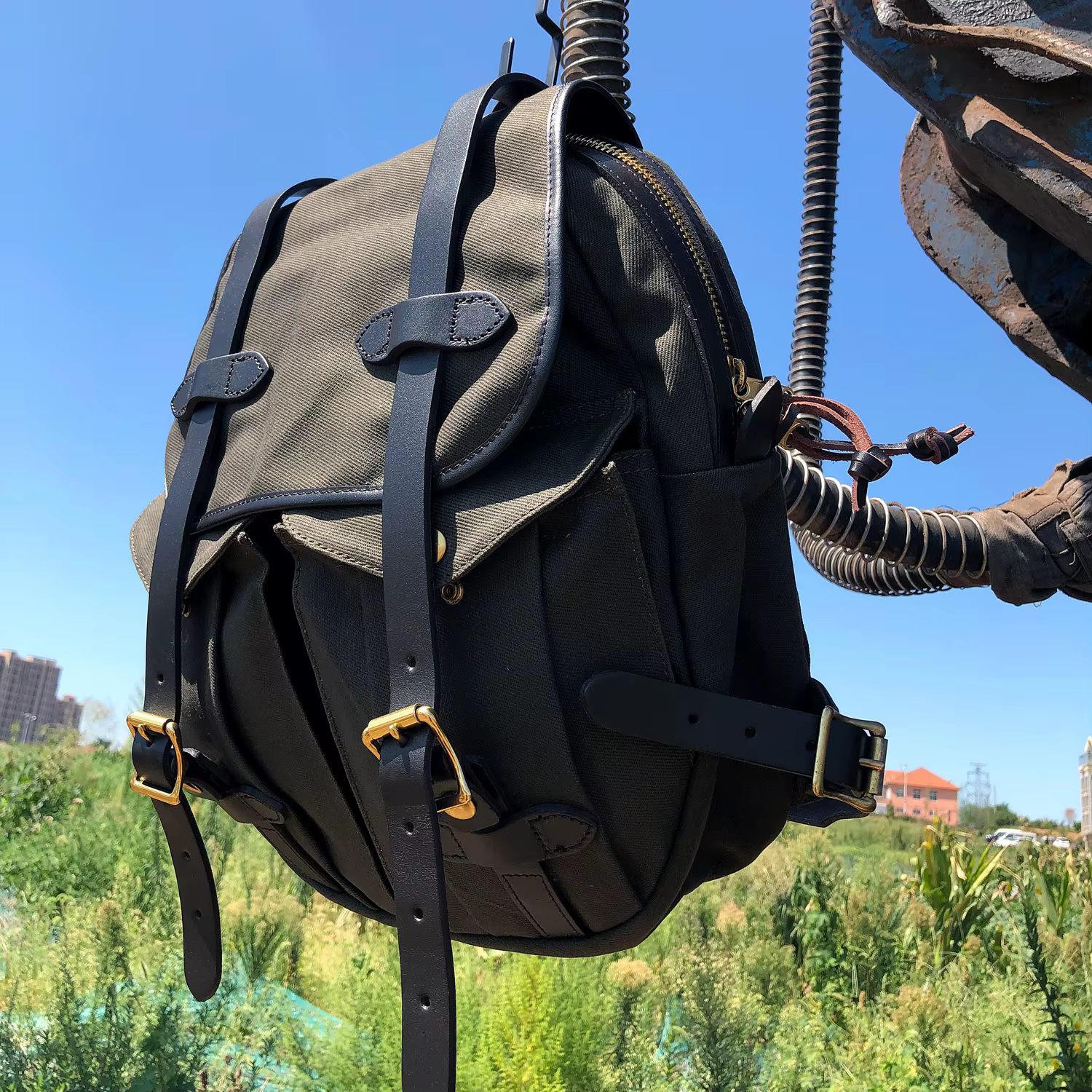 Sac à dos de voyage durable rétro américain pour hommes