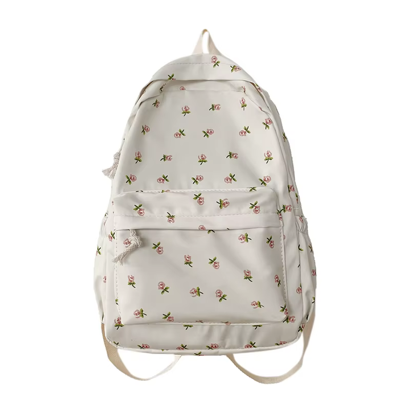 Sac à Dos en Nylon Simple et Frais de Grande Capacité