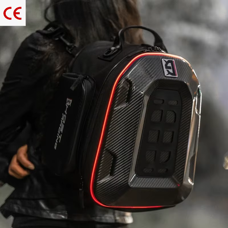 Sac à dos et sacoche arrière multifonctionnels pour moto