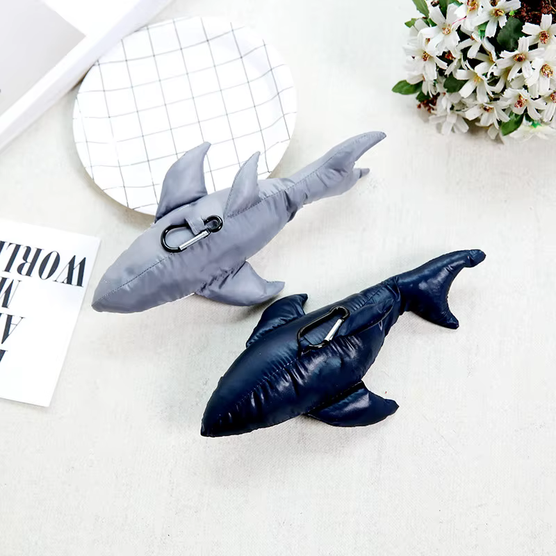 Sac requin enduit imperméable brillant tissu