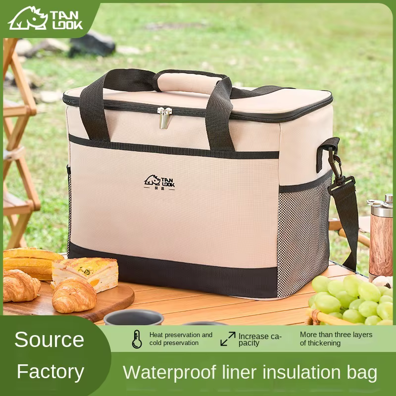 TANLU sac isolé sac de glace en plein air Portable Camping grande capacité étanche refroidisseur domestique