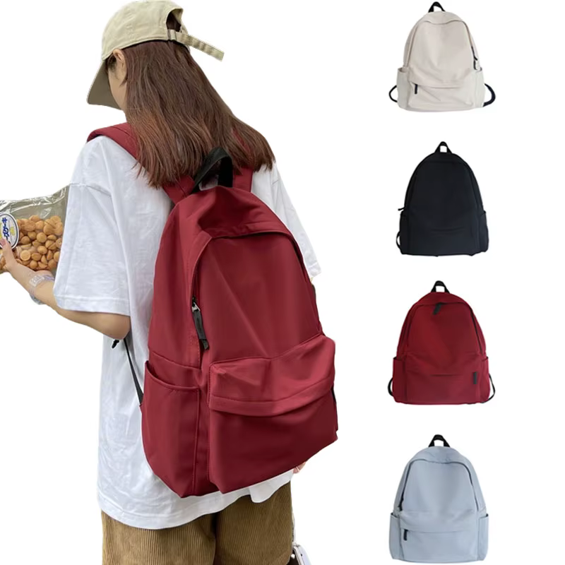 Sac à dos polyvalent noir gris blanc rouge