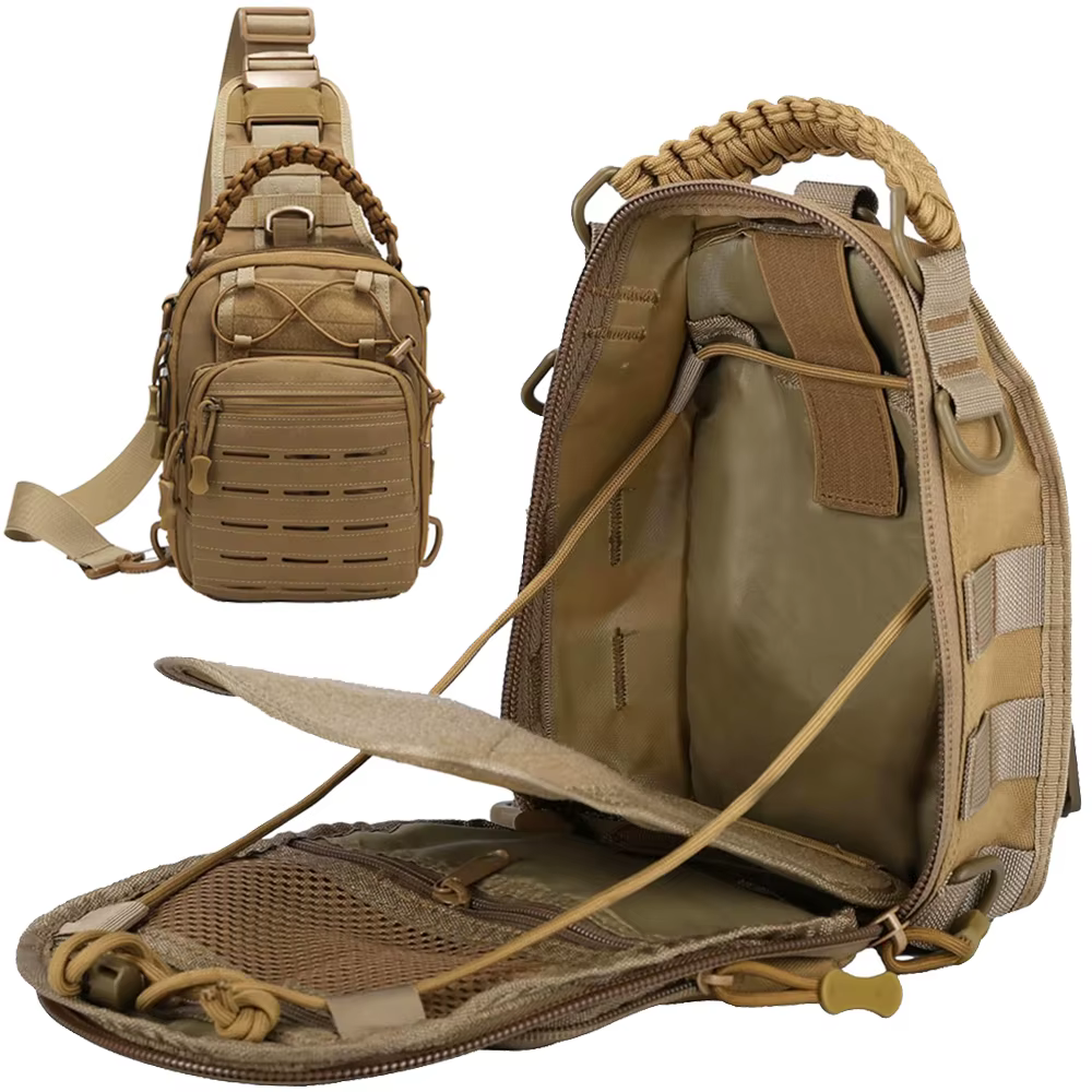 Sac à dos tactique à bandoulière pour hommes et femmes