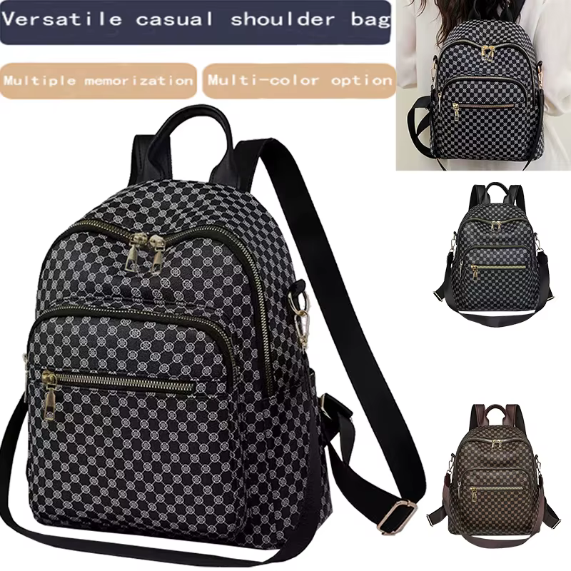 Sac à dos décontracté à motifs multicolores