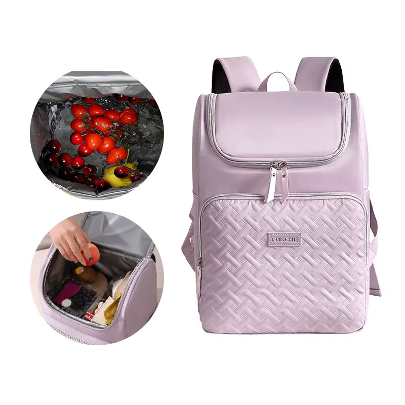 Sac de repas isolant de sac à dos de mode 17L sac à dos isolé de grande capacité-parfait pour le camping et les