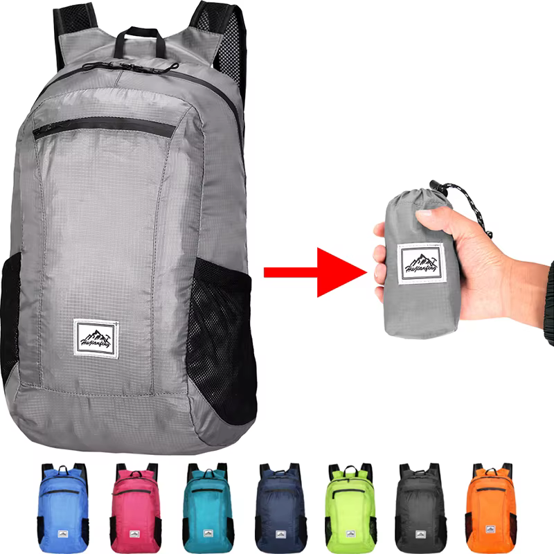18L Portable pliable sac à dos pliant alpinisme sac ultraléger en plein air escalade cyclisme voyage sac à dos