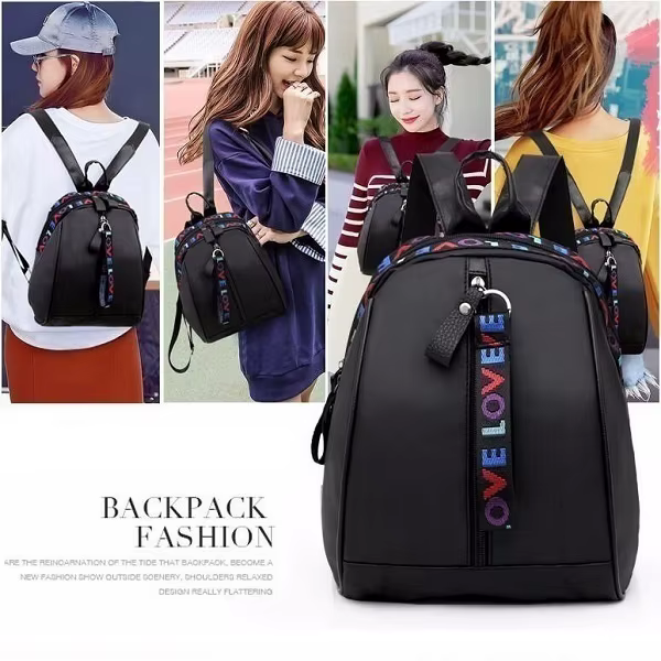 Femmes sacs à dos mode amour sac à bandoulière décontracté sac à dos école sac à dos
