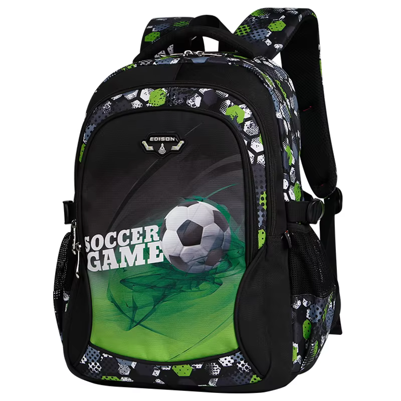 Sacs à dos à motif de football pour enfants