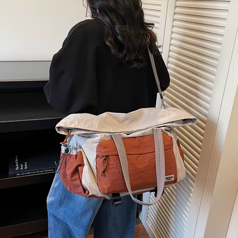 Sac fourre-tout sportif en nylon unisexe grande capacité