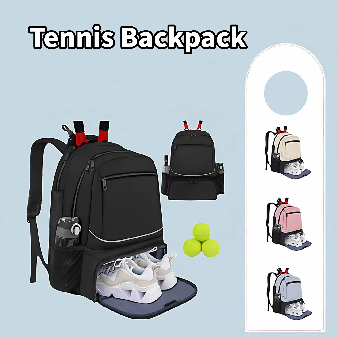 Sac à dos de tennis grande capacité