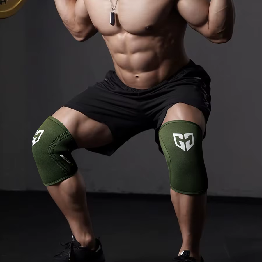 1 paire de genouillères de sport Compression Squat haltérophilie pressurisé Crossfit entraînement