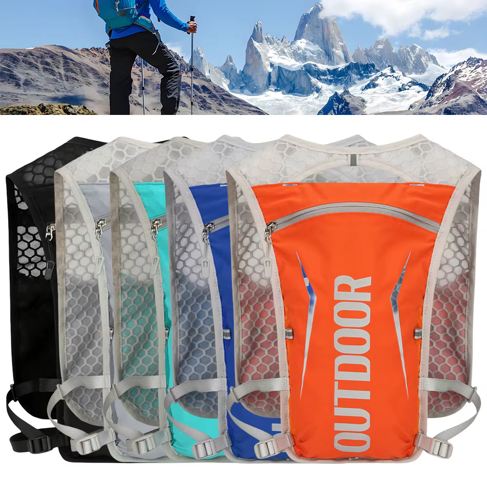 1 pièces sac à dos de gilet d'hydratation de course