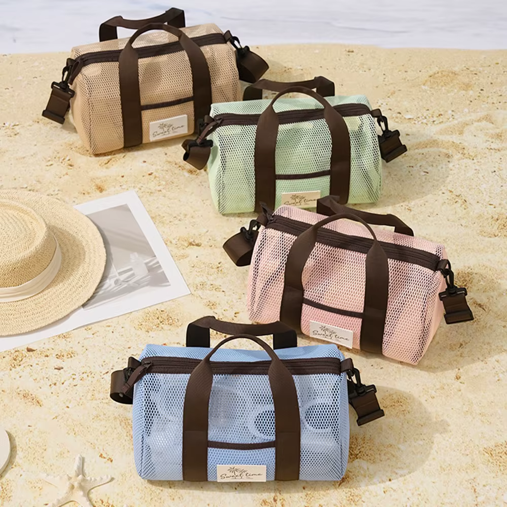 Sac de plage en maille respirante