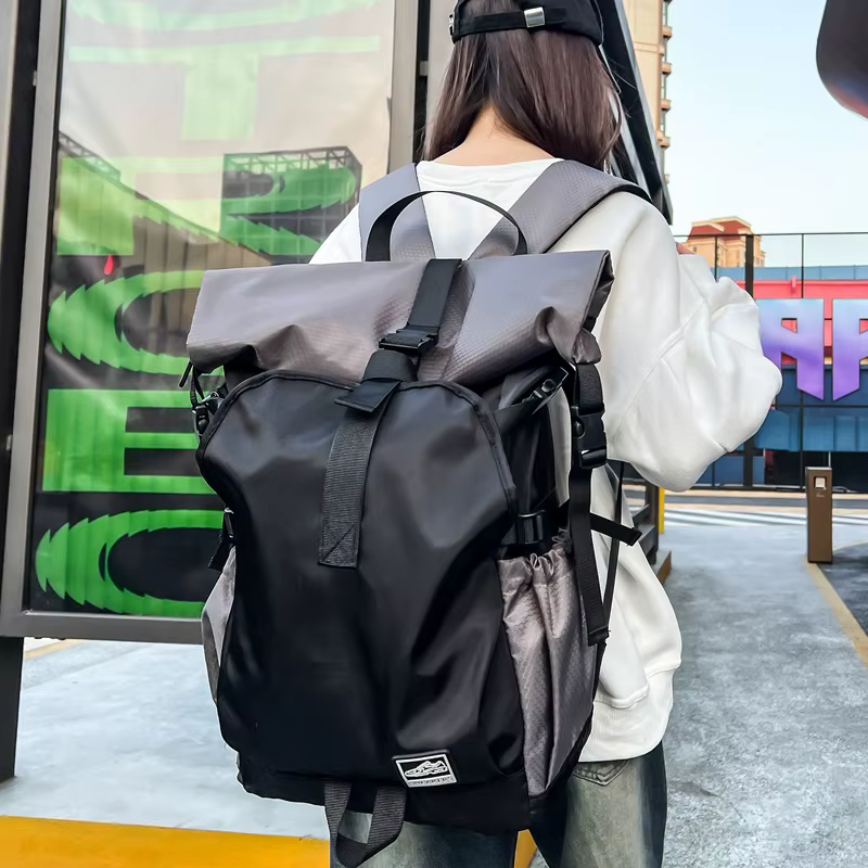 Sac à dos tendance à roulettes pour hommes