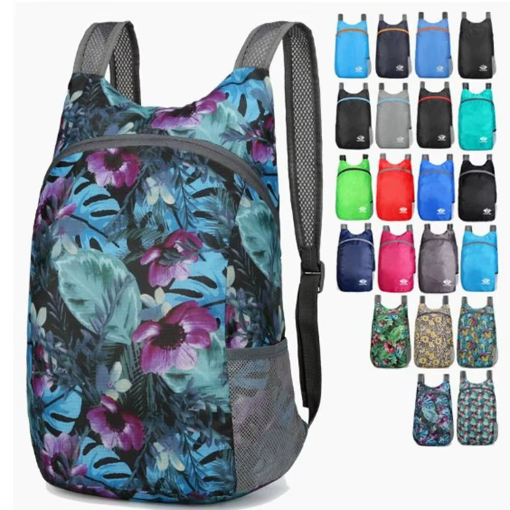 Sac à dos pliable ultra-léger et imperméable pour l'extérieur