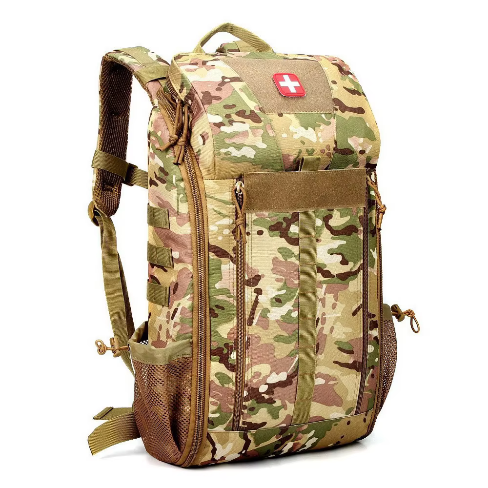 55L sac à dos médical tactique sac à dos sac à dos en plein air Camping survie premiers secours sac à dos