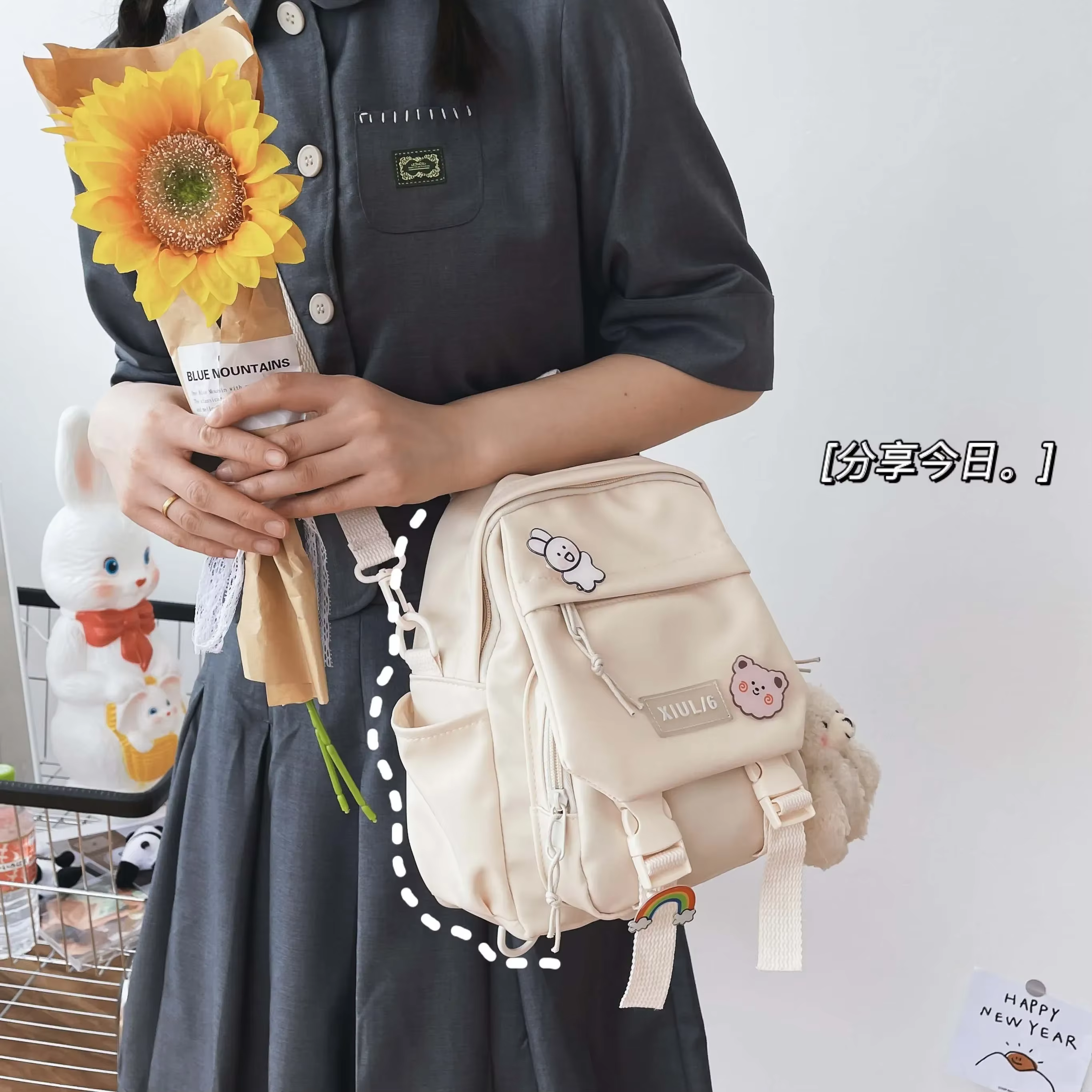 Femmes mignon petit sac à dos Kawaii Mini sac à dos sac d'école multifonctionnel mode vendeur chaud МиниРюкзакasabichter_و