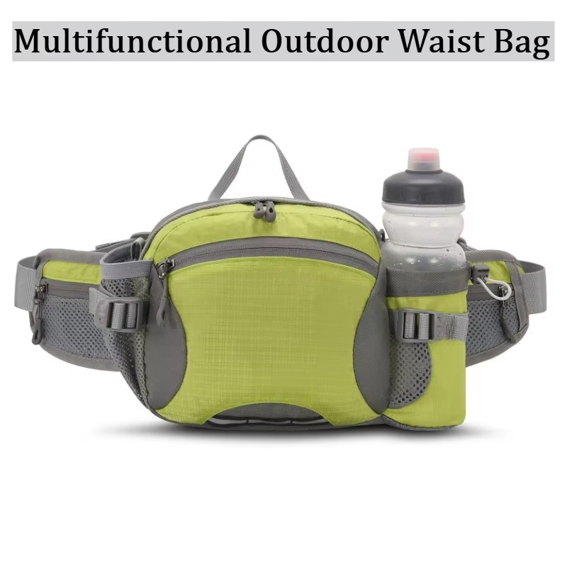 Sac de taille multifonctionnel pour la course à pied avec porte-bouteille