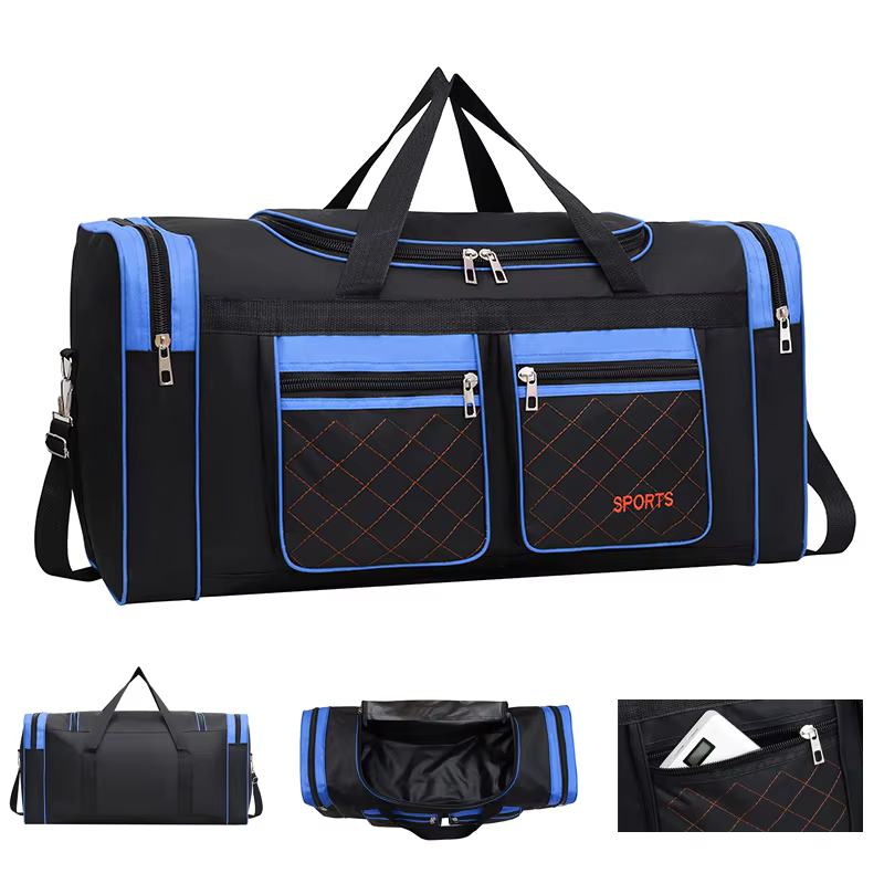 Sac polochon de voyage en nylon pour homme