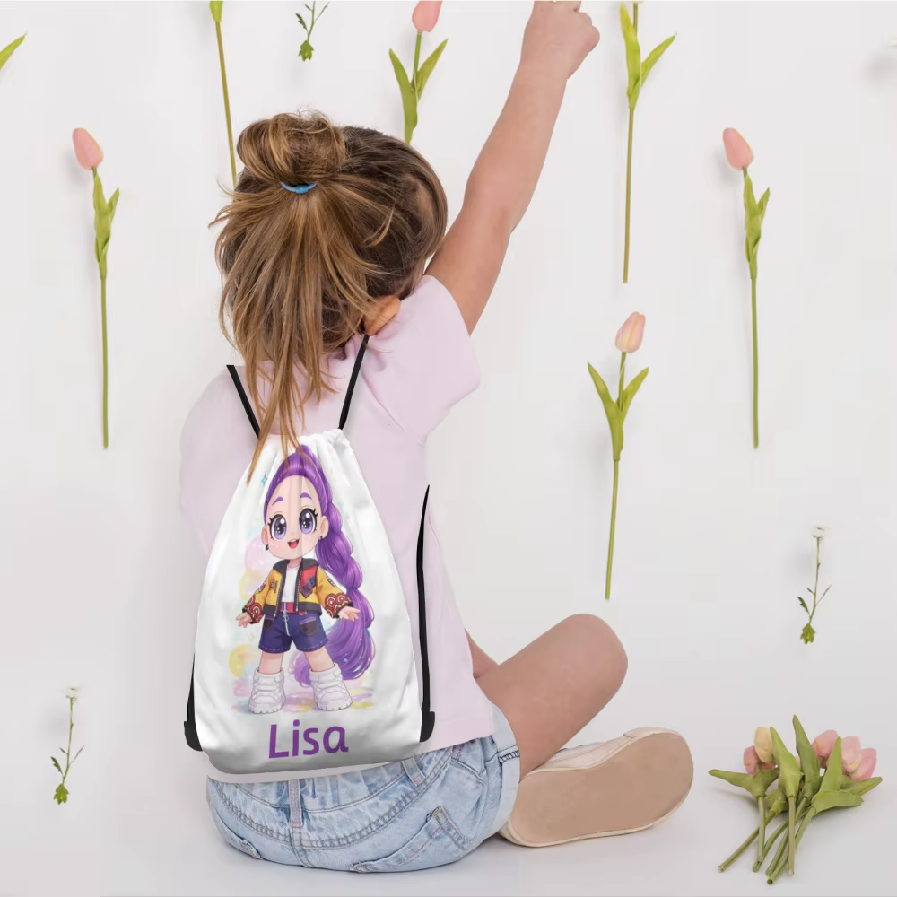 Sac à dos personnalisé avec cordon de serrage